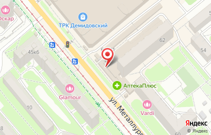 Киоск по продаже овощей и фруктов в Пролетарском районе на карте