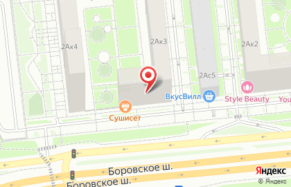 Супермаркет здорового питания ВкусВилл на Боровском шоссе на карте