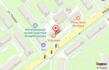 Автомат по продаже контактных линз Линзы-Тут на Морском проспекте на карте