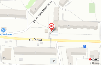 Продовольственный магазин Марина в Красноярске на карте