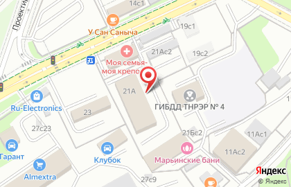 Юго-восточного АО Управление Вневедомственной Охраны (уво) на карте