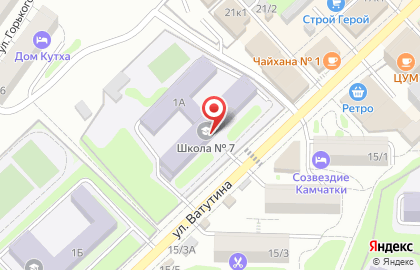 Избирательный участок №54 в Петропавловске-Камчатском на карте