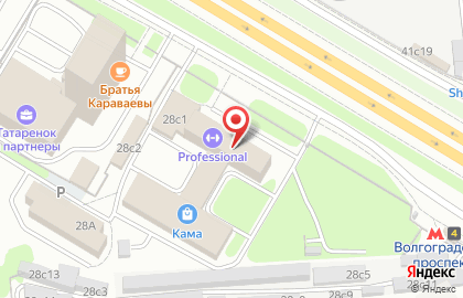 Московский Центр Боевых Искусств, ДЮСШ на Волгоградском проспекте на карте
