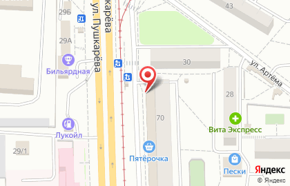 Микрофинансовая организация Срочноденьги на улице Пушкарёва на карте