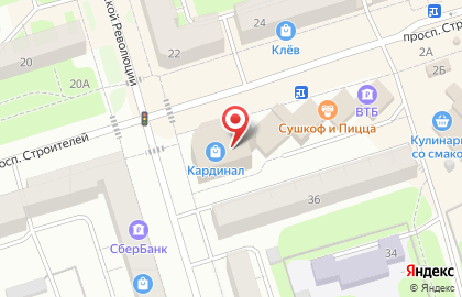 Банкомат МДМ Банк на улице Октябрьской Революции на карте