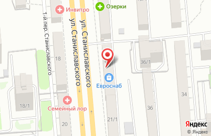 Салон-парикмахерская Париж на улице Станиславского на карте