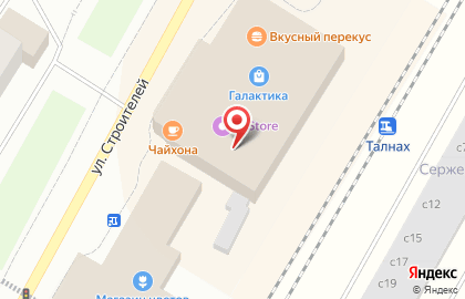 Ювелирный магазин 585 Золотой на улице Строителей на карте