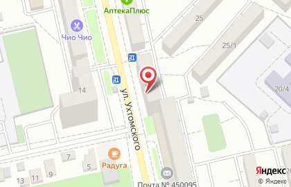 Суши-бар Суши WOK на улице Ухтомского на карте