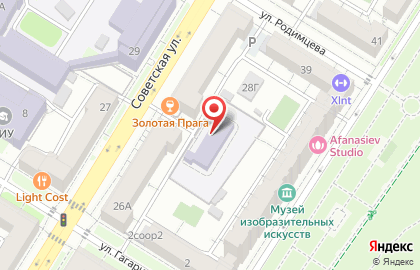 Ромашка в Центральном районе на карте