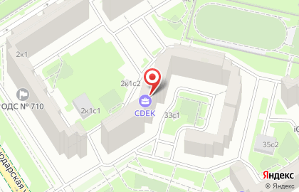 Служба доставки и логистики Сдэк на улице Марьинский Парк на карте
