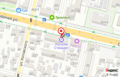 Банк Русский Стандарт на Северной улице на карте