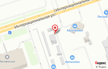 Магазин дисков и шин на Интернациональной улице на карте