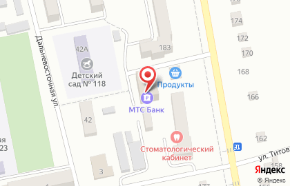 МТС-банк в Хабаровске на карте