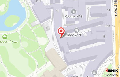 Поликлиника ПГУПС на Московском проспекте на карте