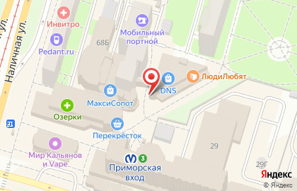 Копицентр OQ - полиграфия на метро Приморская на карте