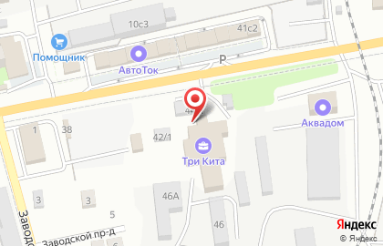 Строительная компания Три Кита на 1-ой Рабочей улице на карте
