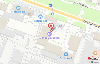 Транспортно-экспедиторская компания Деловые Линии в Сызрани на карте