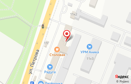 Ателье Лоскуток на улице Петрова на карте