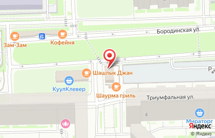Группа компаний Ingrad на Триумфальной улице на карте