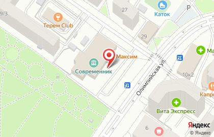 Дом культуры Поиск на Олимпийской улице на карте