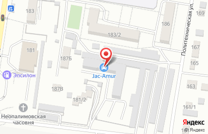 JAC AMUR на карте