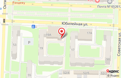Общественная организация Всероссийское общество слепых на Юбилейной улице на карте