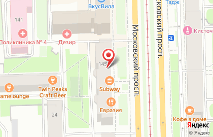 Аптека Здравстор на Московском проспекте, 145 на карте
