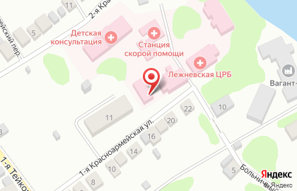 Лежневская центральная районная больница на карте