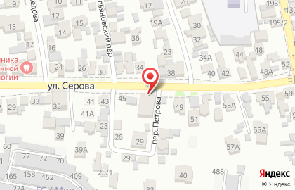 Лизинговая компания Carcade на улице Серова на карте