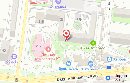 Детский центр Семья на Южно-Моравской улице на карте