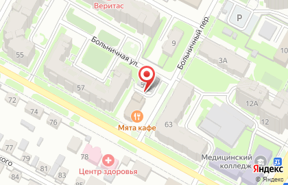 Машина времени на улице Островского на карте