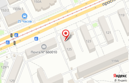Парикмахерская Визаж в Свердловском районе на карте