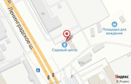 Садовый центр в Москве на карте