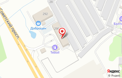 Кафе Авиатор на Советском проспекте на карте