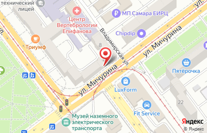Академия Мастерская красоты в Октябрьском районе на карте