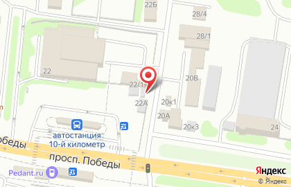 Шиномонтажная мастерская в Петропавловске-Камчатском на карте