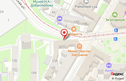 Указатель системы городского ориентирования №6469 по ул.Большая Покровская, д.21 р на карте