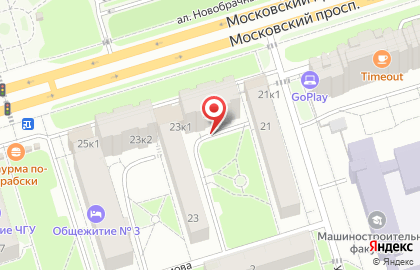 Шубинский на Московском проспекте на карте