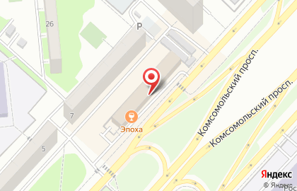 Московский центр переводов на Комсомольском проспекте на карте
