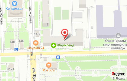 Магазин-перекусочная Таврия на улице Богдана Хмельницкого на карте