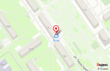 Супермаркет Атак в Автозаводском районе на карте