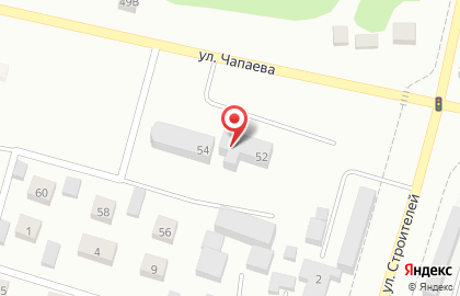 Городской юридический центр на улице Чапаева на карте