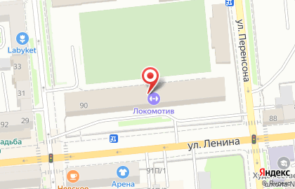 Каток Локомотив в Центральном районе на карте