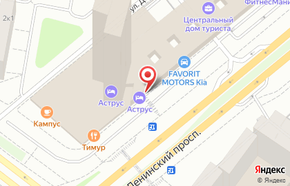 Автошкола Стрела в Тропарёво-Никулино на карте