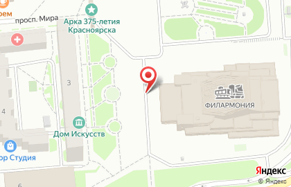 Красноярский академический симфонический оркестр на карте