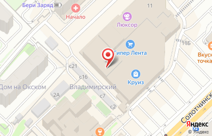 Магазин детских товаров Детский мир на Солотчинском шоссе на карте