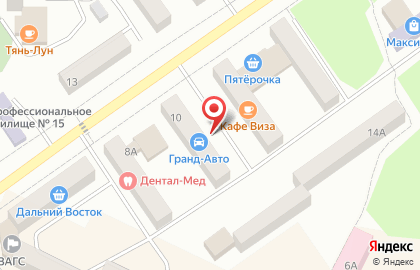 Магазин автотоваров Гранд-Авто на проспекте Строителей на карте