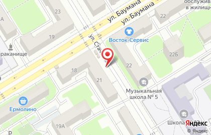 Киоск по продаже фруктов и овощей в Орджоникидзевском районе на карте