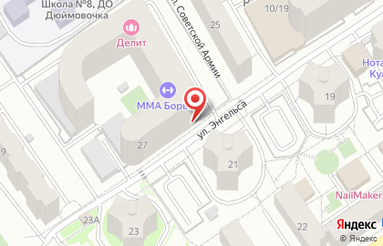 Парикмахерская в Москве на карте