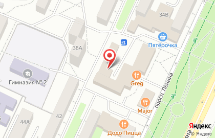 Центр эстетики на проспекте Ленина на карте